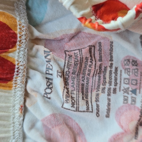 Colorful Patterned Shorts Set- Bailey Lane, Little Sleepies, Posh Peanut 2T - Picture 4 of 4